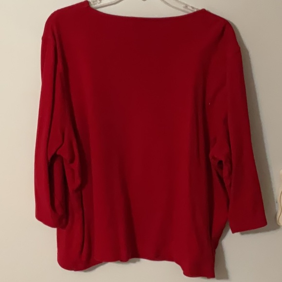 Karen Scott holiday top🎄 - Picture 3 of 3